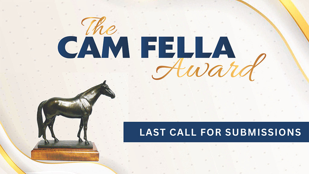 Last call for Cam Fella Award submissions