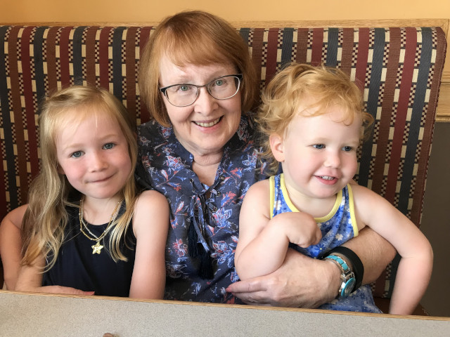 Barb Lennox and grandkids