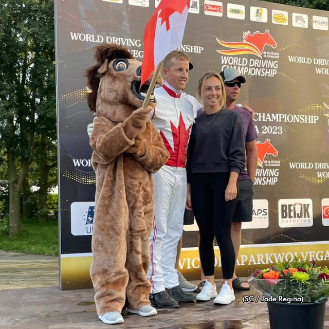 Doug McNair on the podium