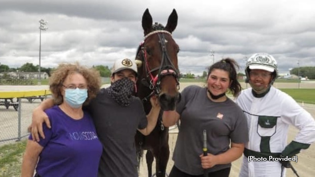 Emma Christoforou after a win