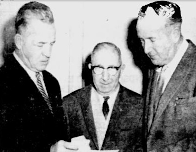 Lew Gleeson, W.R. Stephenson and Roy Dobbin