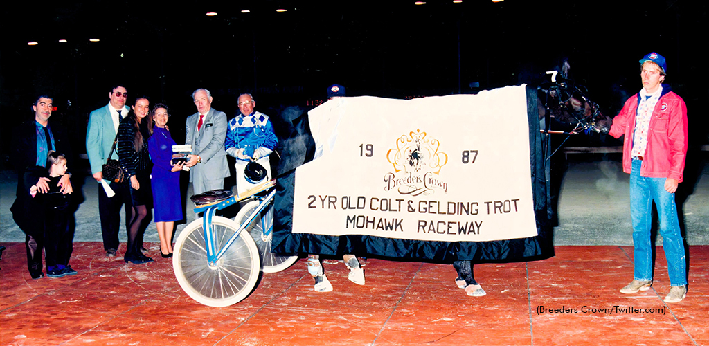 1987 Breeders Crown two-year-old colt trot champion Defiant One