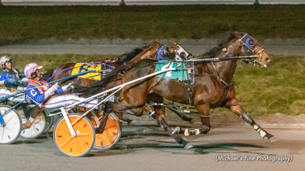 Moosette, winning at Fraser Downs