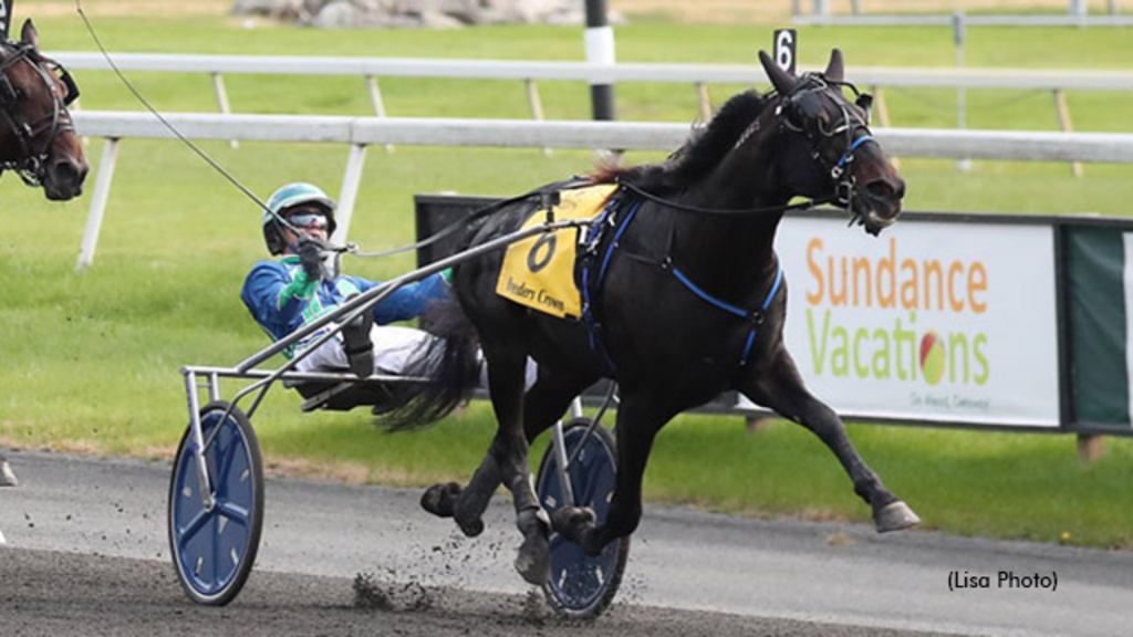 Jujubee winning the Breeders Crown at The Meadowlands