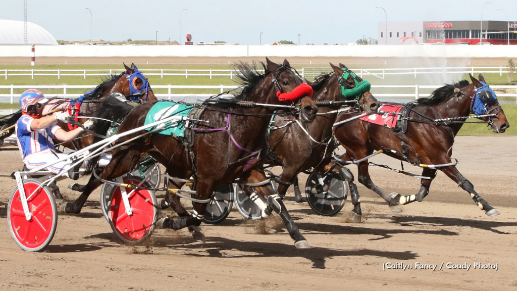 Racing action at Century Downs