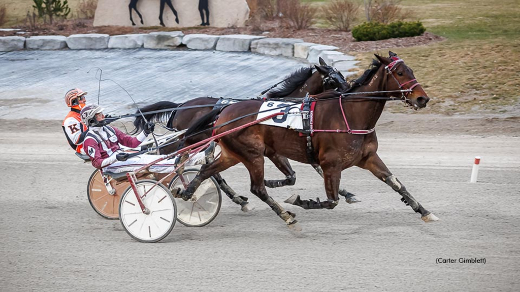 Power And Grace winning at The Raceway