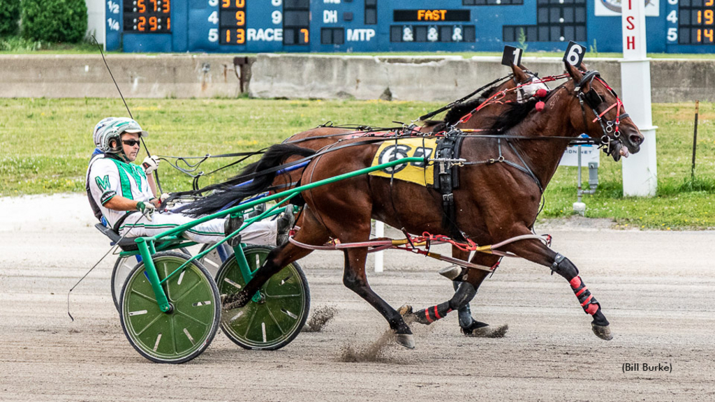 Just Plain Loco winning at Buffalo Raceway