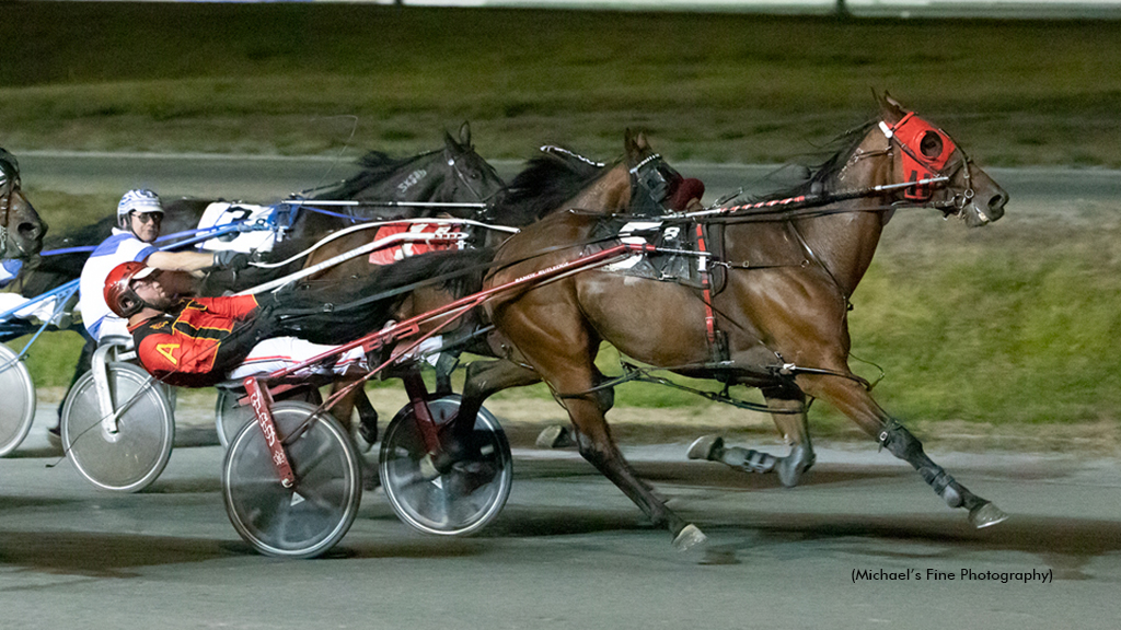 Mach Steady winning at Fraser Downs