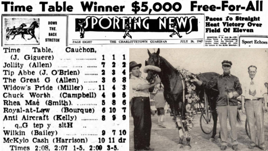 SC Rewind The First Monctonian Standardbred Canada