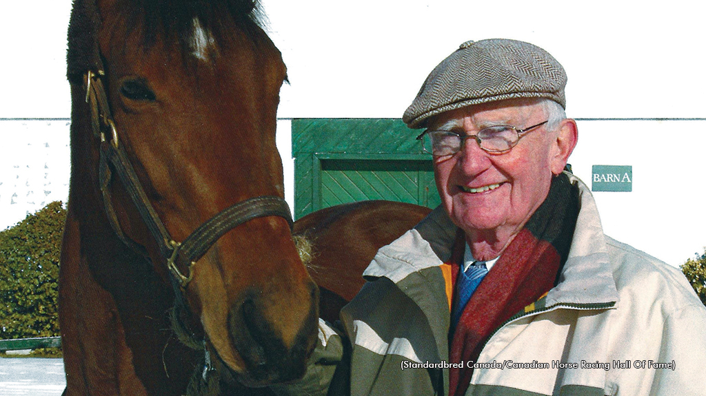 The late Canadian Horse Racing Hall of Fame communicator Bill Galvin
