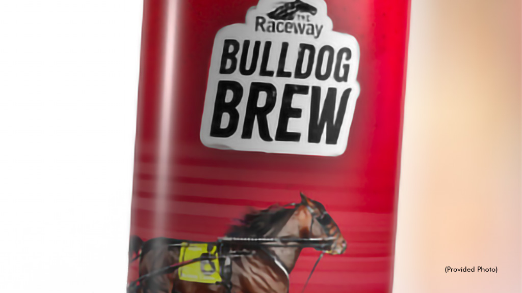 A can of Bulldog Brew