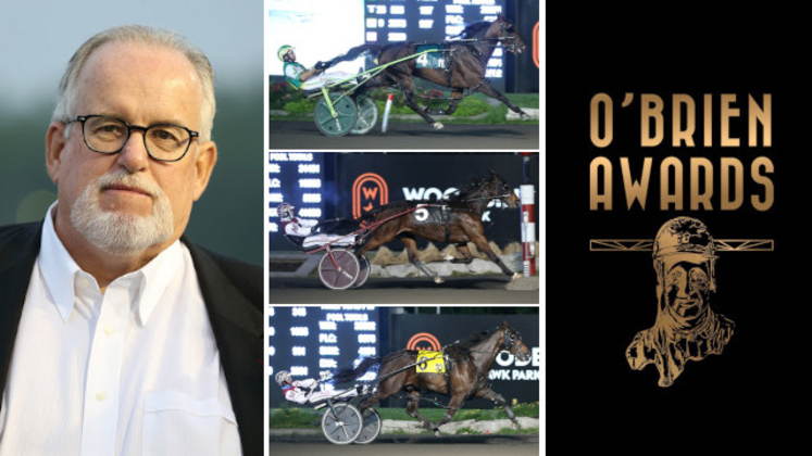 Collage of 2021 O'Brien Award finalists for owner Brad Grant