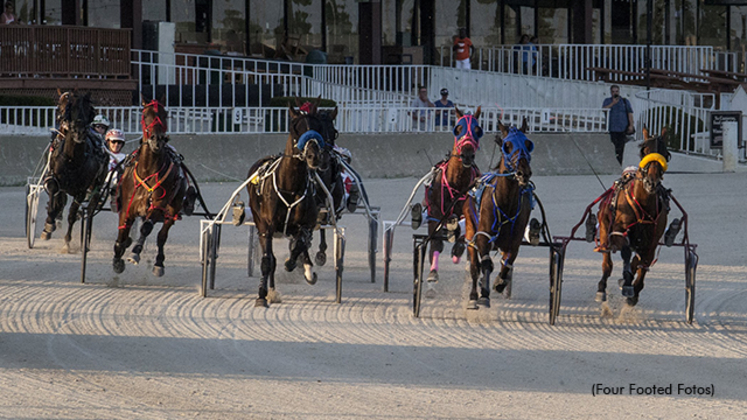 Harness racing at Hawthorne Race Course