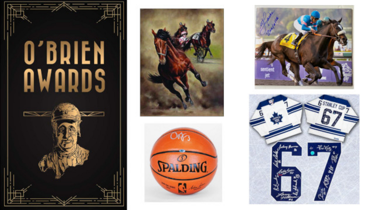 Silent auction items for the 2021 O'Brien Awards