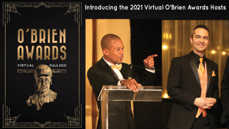 2021 O'Brien Awards hosts Jason Portuondo and Greg Blanchard