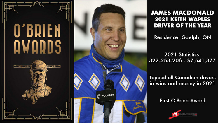 James MacDonald - Keith Waples Driver of the Year