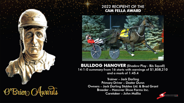Bulldog Hanover: Cam Fella Award winner
