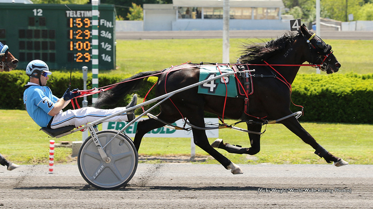 Snap Call winning at Freehold Raceway