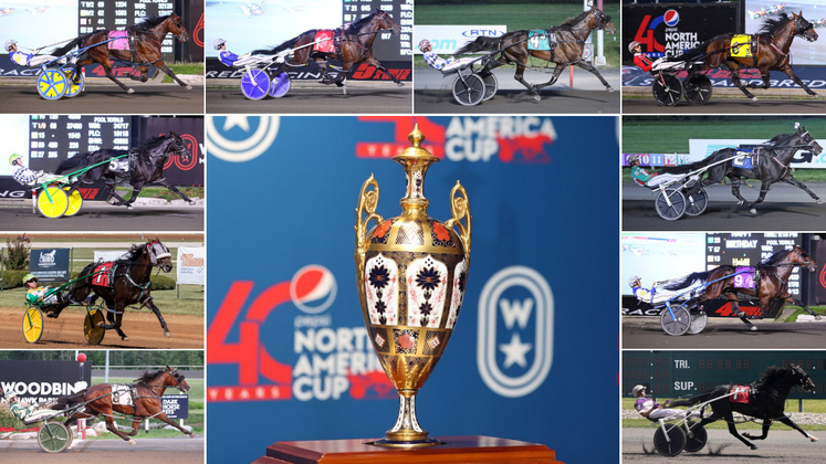2023 Pepsi North America Cup field with trophy