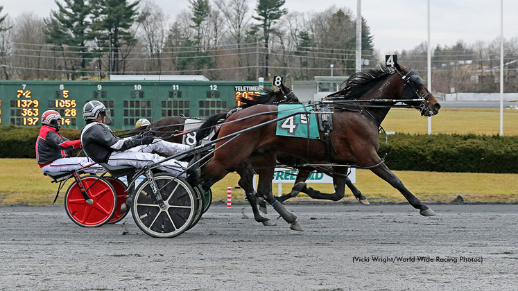 Southwind Frost winning at Freehold Raceway